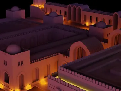 3D model of Sultan Qaboos Grand Mosque 3D model