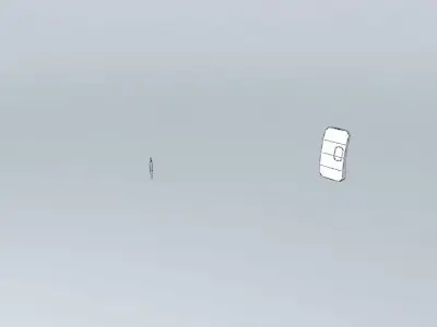 Boeing 747 800 Emrgency Exit Free 3D model