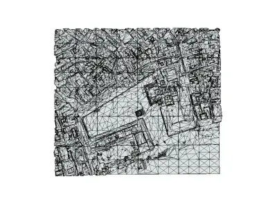 St Marks Square-Venice Low-poly 3D model