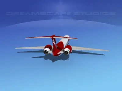 McDonnell Douglas MD-90 Aero Jet 3D model