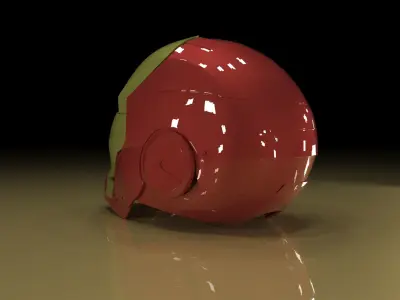 Iron Man Helmet STL 3D Print file  3D print model