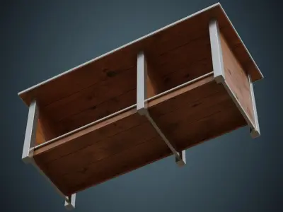 Workbench 3A Low-poly 3D model