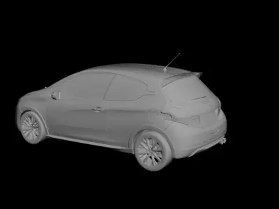 Peugeot 208 GTI BPS 3D model