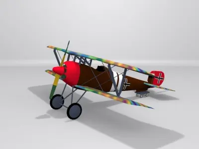 Siemens Schuckert Low-poly 3D model