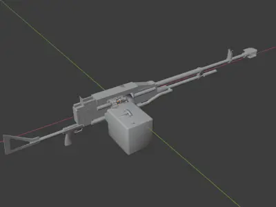 Kord heavy machine gun Free 3D model