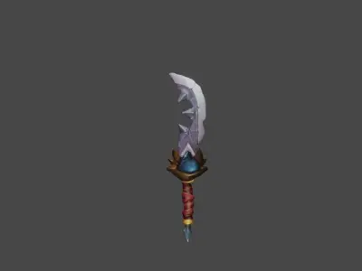 Zeloeman Sword A 1 Low-poly 3D model