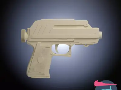 DC-17 Blaster Star Wars The Clone Wars STL 3D Print Files 3D print model