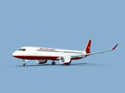 Airbus A220-300 Air Charter America 3D model
