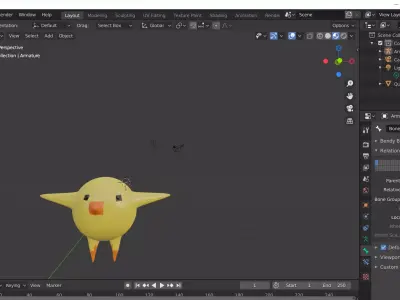 Chicky chicken Free 3D model
