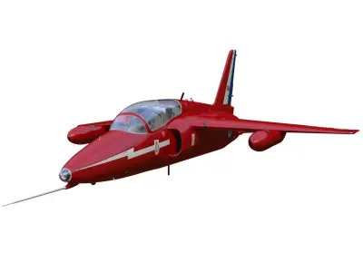 Folland gnat T1 3D model