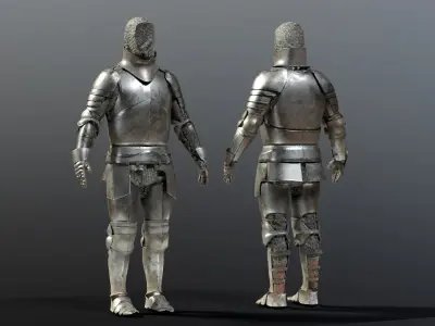 SOLDIER Medieval Knight 3D model