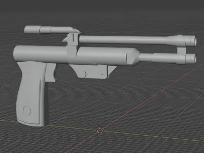 New Boba Fett Blaster 3D print model