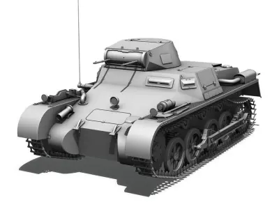 PzKpfw 1 - Panzer 1 - Ausf A 3D model