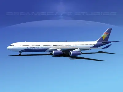 Airbus A340-600 Air Tours 3D model