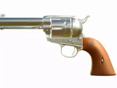 Colt Single Action Army Low-poly 3D model