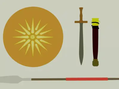 Low poly acient greek pack Free low-poly 3D model