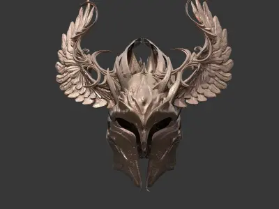 Noble Knight helmet 3D model
