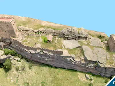 Game of Thrones Tower of Joy Castle - High Poly 3D model