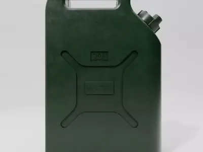 Military Jerry Can Low-poly 3D model