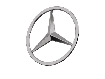 Mercedes Benz Logo 3D model