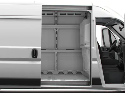 Opel Movano Van L3H2 HQ Interior 2023 3D model