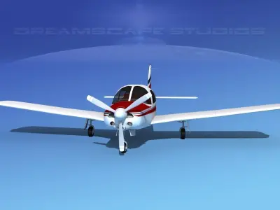 Piper Turbo Arrow 240 V10 3D model