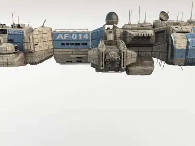 CDF Assault Frigate - Nexus 3D model