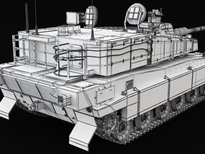 K2 Black Panther(1) 3D model