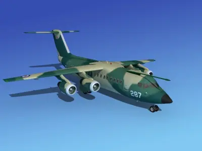 BAe 146-200 Royal Air Force 3D model