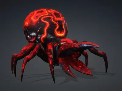 Spider Monster-V1e 3D model