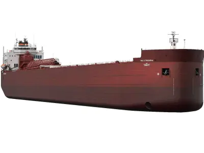 PAUL R TREGURTHA Bulk Carrier Freighter 3D model