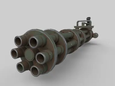 machine gun 3D model