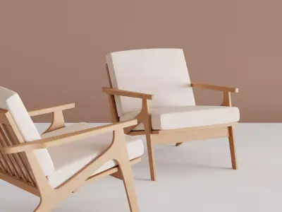 Lounge Chair Free 3D model purchase