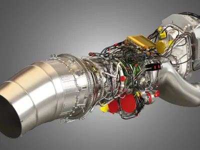 Europrop International - TP400-D6 Turboprop Engine 3D model