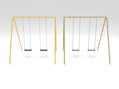 Swing two swings Free 3D model