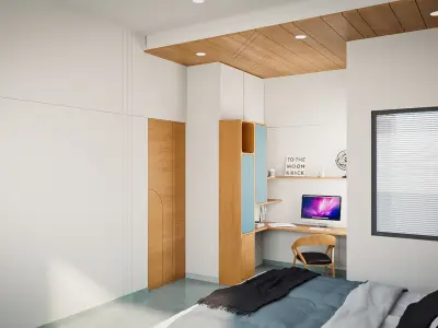 Modern Bedrooms interiors Free 3D model