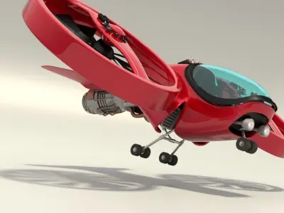 surveillance aircraft 3D model