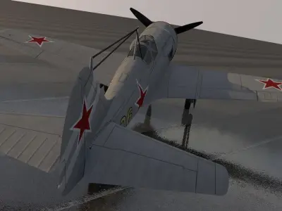 Lavochkin La-11 3D model