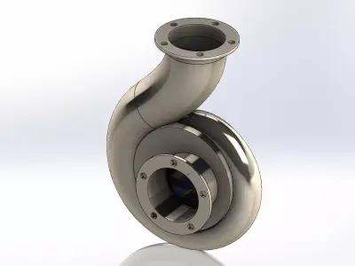 Centrifugal pump Solidworks 3D model