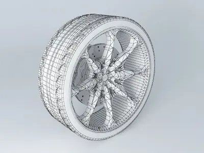 Condor 8 Spoke Grey WD003 Free 3D model