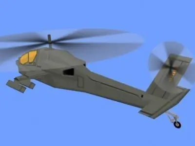 HLICOPTER1 us army helicopter 3D model