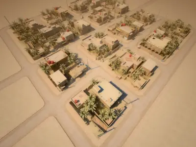 Arab City - Set 03 3D model