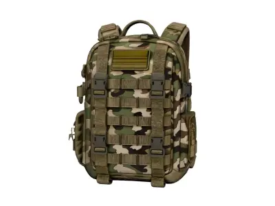 Military Tactical Backpack Outdoor Gear Bag 3D model