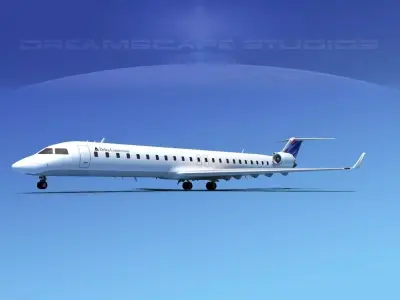 Bombardier CRJ900 Delta Connection 2 3D model