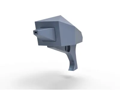 Big Alien Vaporizer pistol from The Invaders 1967 TV series 3D model