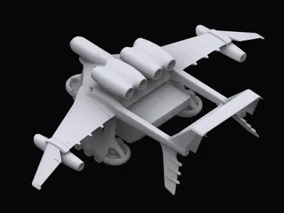 Gundam EF Medea model 3D model