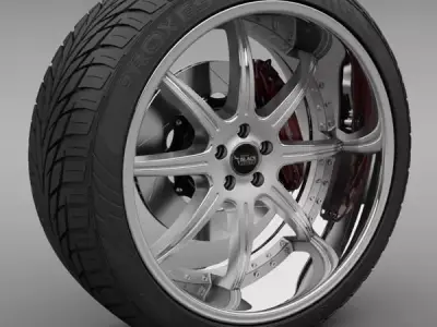 Savini Forged BS-3 Wheel 3D model