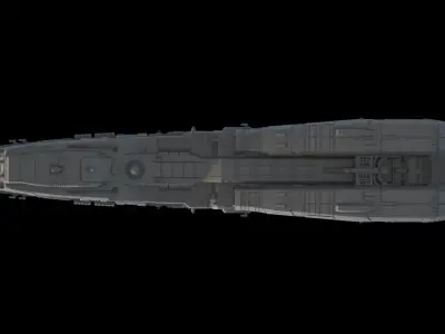 Spaceship - Command Ship 3D model
