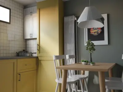 kitchen room Free 3D model