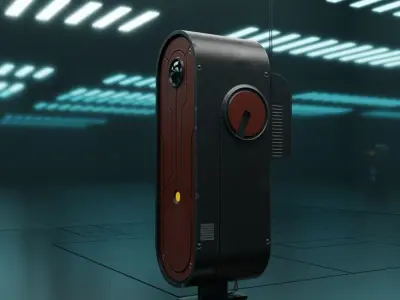 Drone VX-01Z Low-poly 3D model